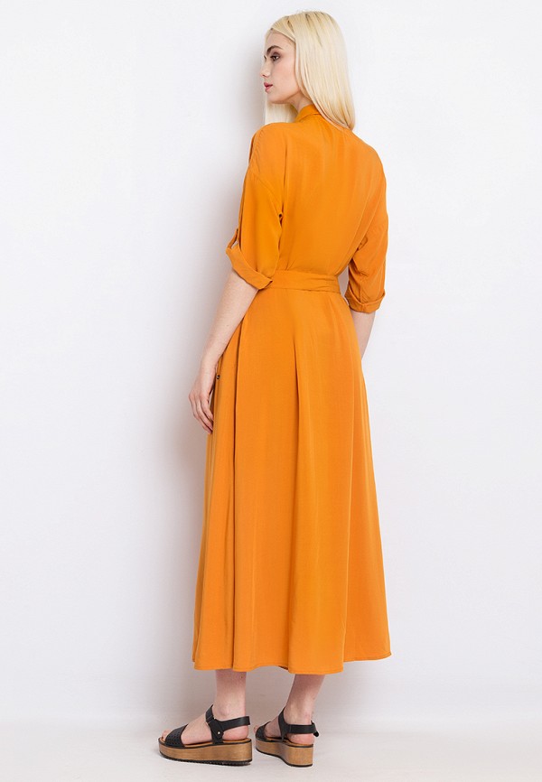 Платье Finn Flare цвет оранжевый  Фото 3
