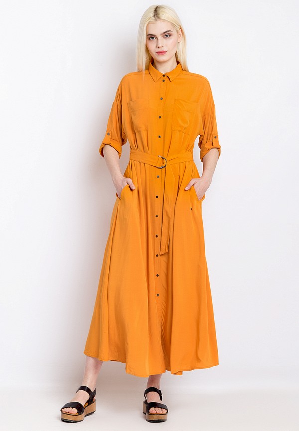 Платье Finn Flare цвет оранжевый 