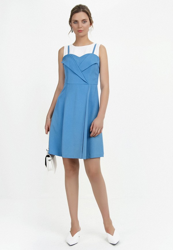 Платье Audrey Right цвет голубой  Фото 2
