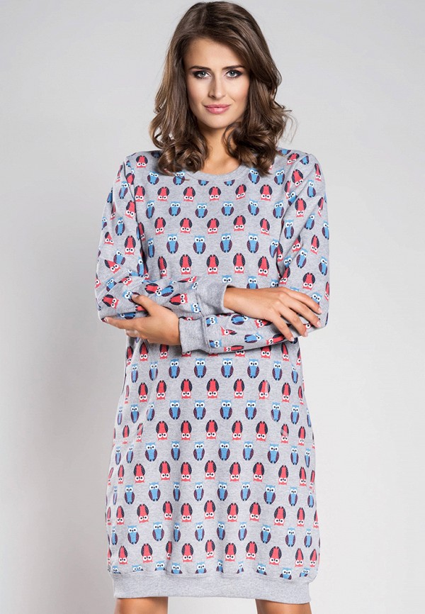 

Платье домашнее Italian Fashion, Серый