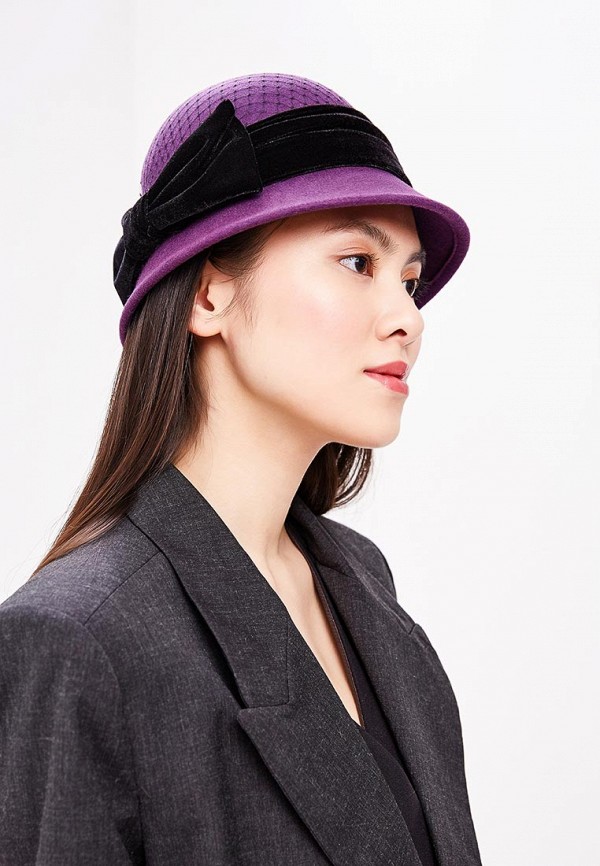 Шляпа Moltini цвет фиолетовый  Фото 4