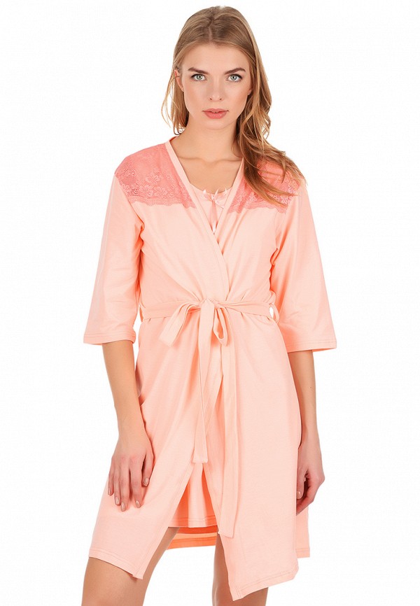 

Халат домашний Barwa garments, Коралловый