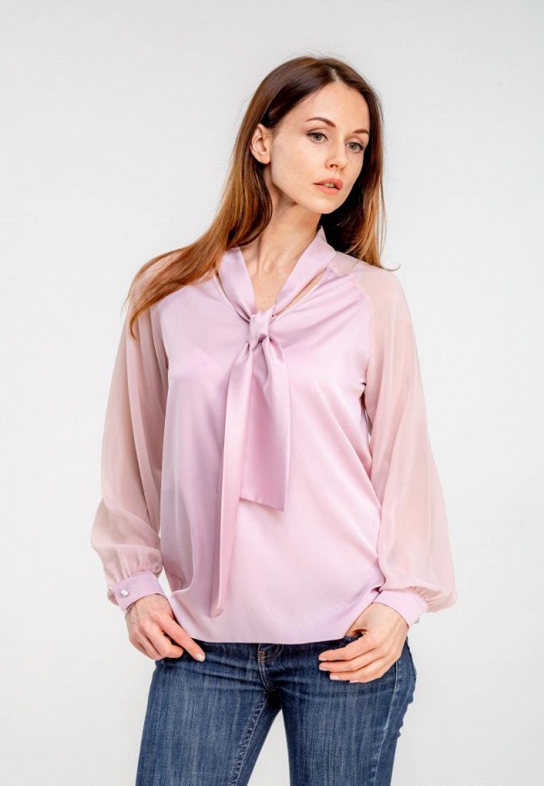 

Блуза DressInJoy by Lipashova & Malko, Розовый
