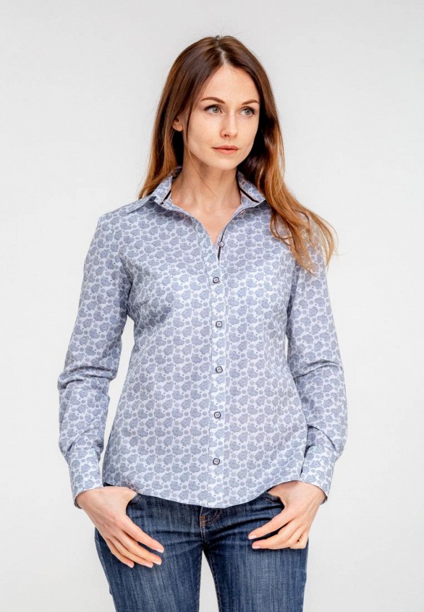 

Рубашка DressInJoy by Lipashova & Malko, Синий