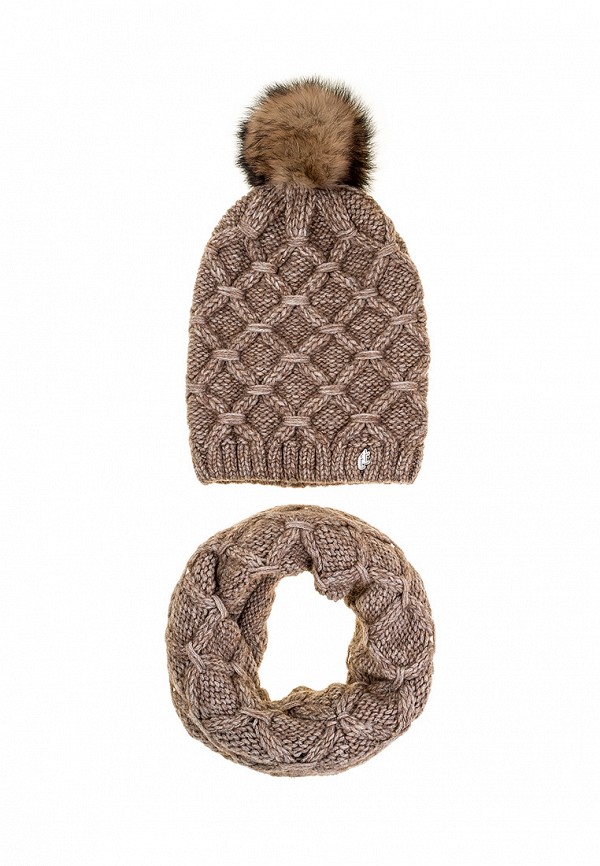 

Комплект снуд и шапка Hattson, Коричневый