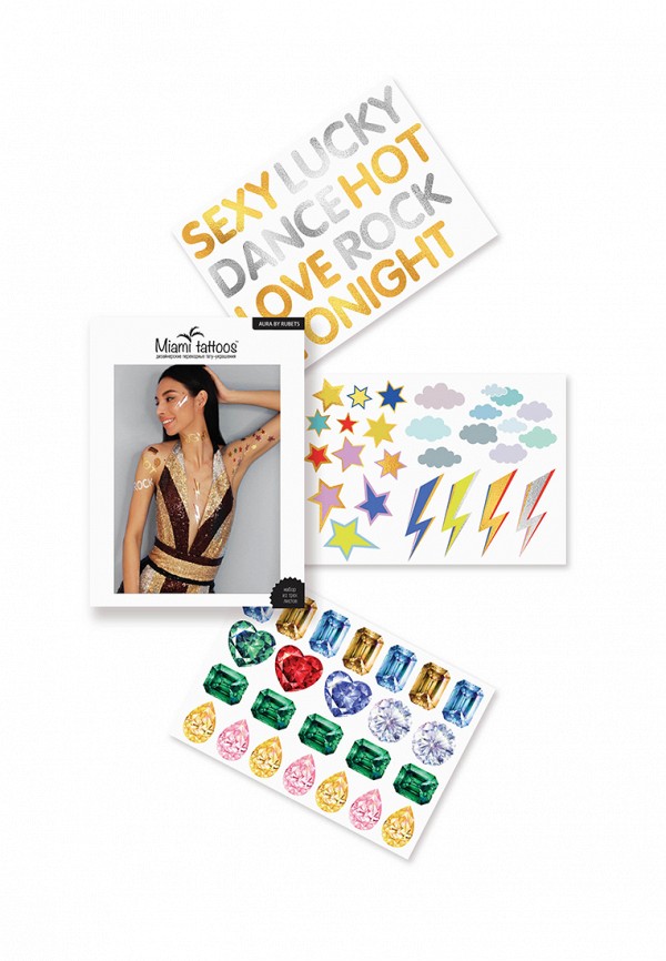 

Временные татуировки Miami Tattoos, Разноцветный