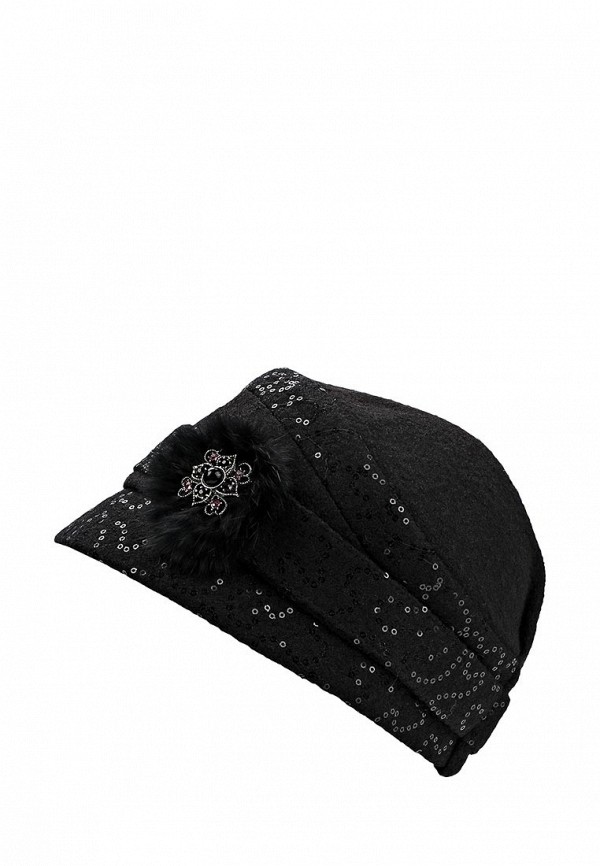 Шляпа Miss sherona цвет черный 