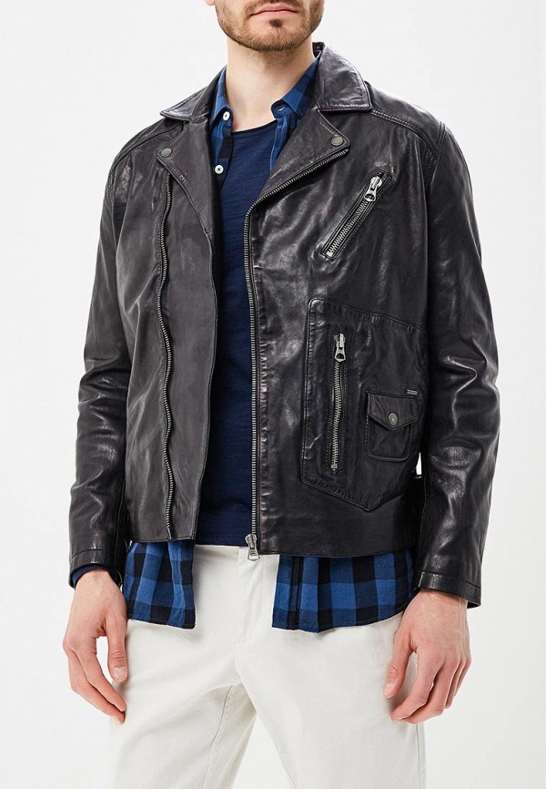 

Куртка кожаная Pepe Jeans, Черный