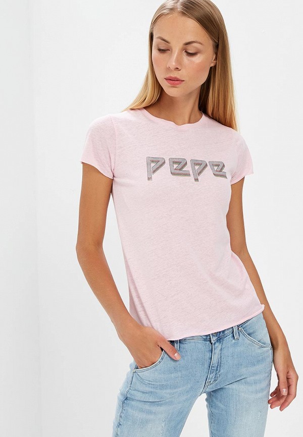 

Футболка Pepe Jeans, Розовый