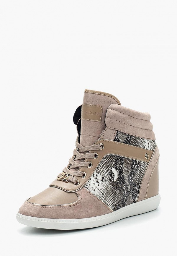 

Кеды на танкетке River Island, Бежевый