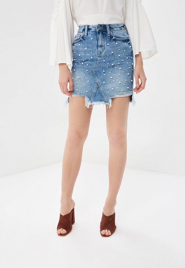 

Юбка джинсовая River Island, Голубой