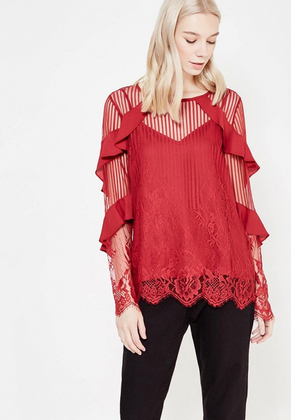 

Блуза River Island, Бордовый