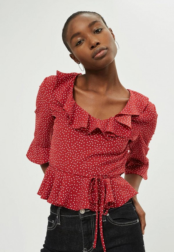 

Блуза Topshop, Красный
