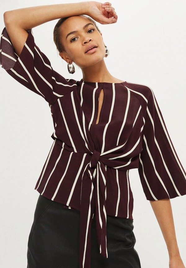 

Блуза Topshop, Бордовый