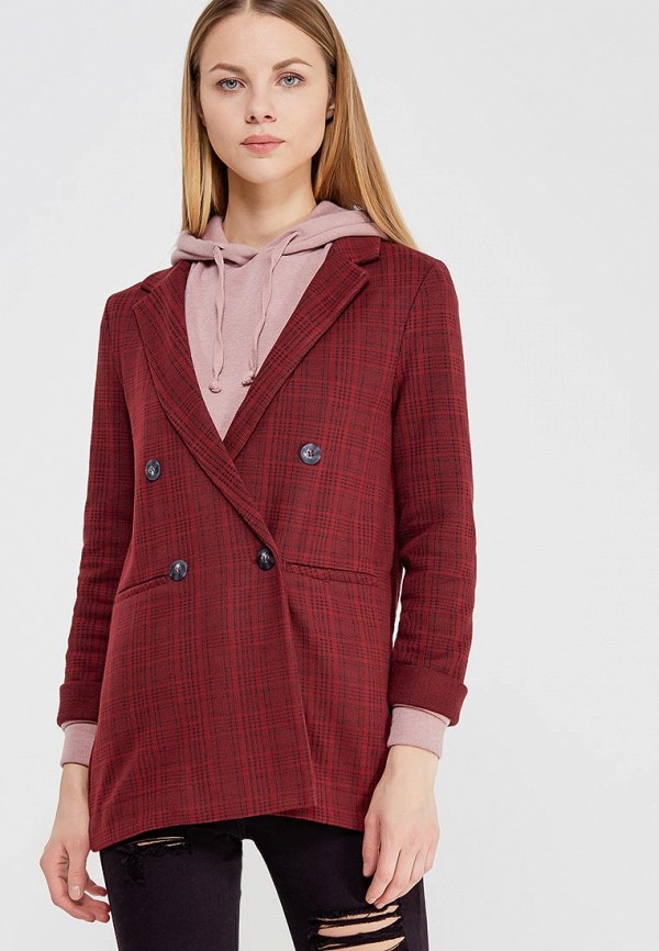 

Пиджак Topshop, Бордовый