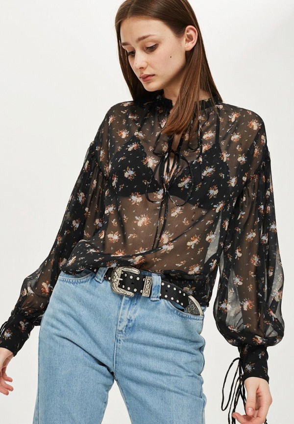 

Блуза Topshop, Черный