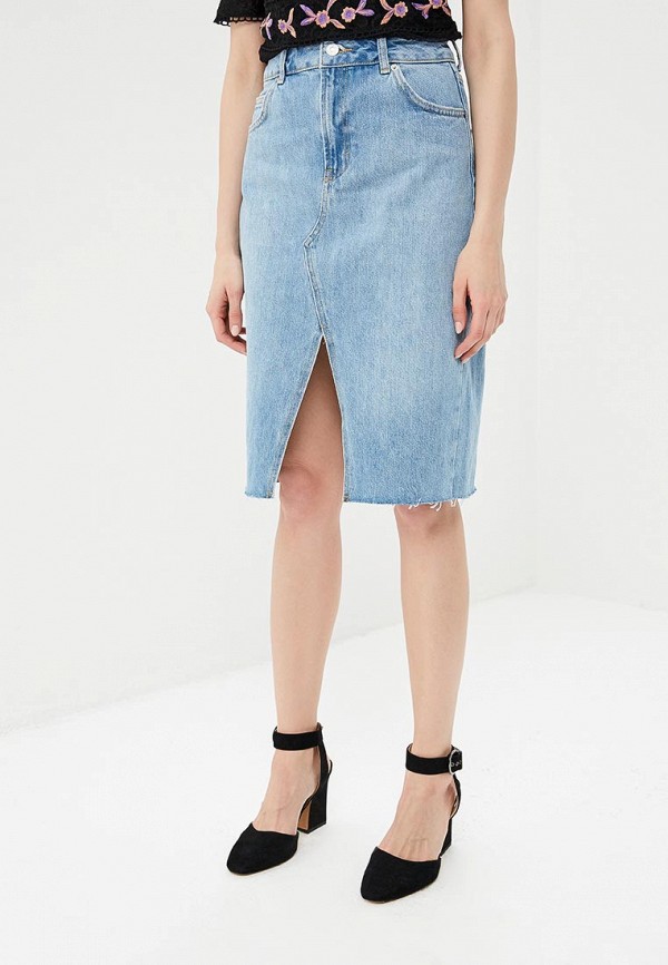

Юбка джинсовая Topshop, Голубой