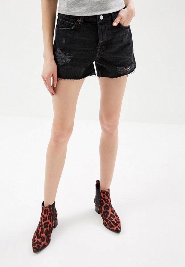 

Шорты джинсовые Topshop, Черный