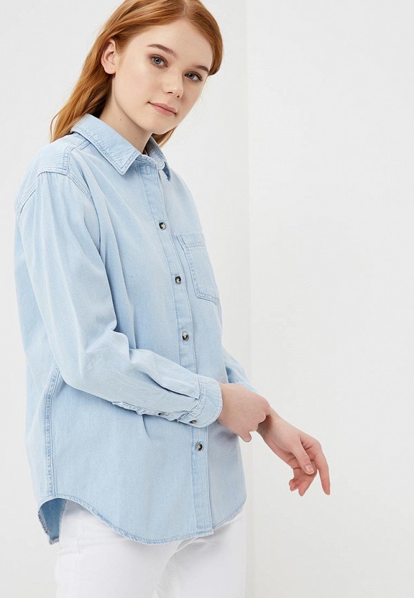 

Рубашка джинсовая Topshop, Голубой