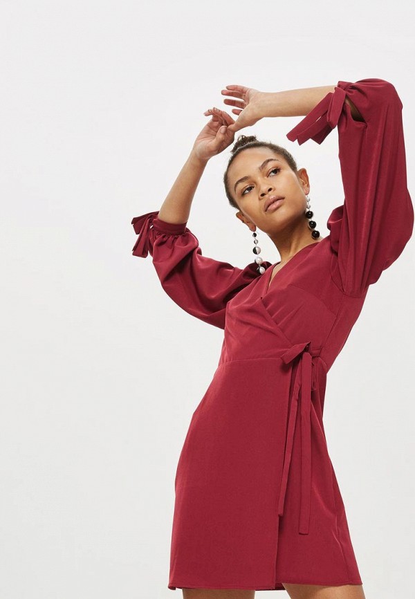 

Платье Topshop, Бордовый