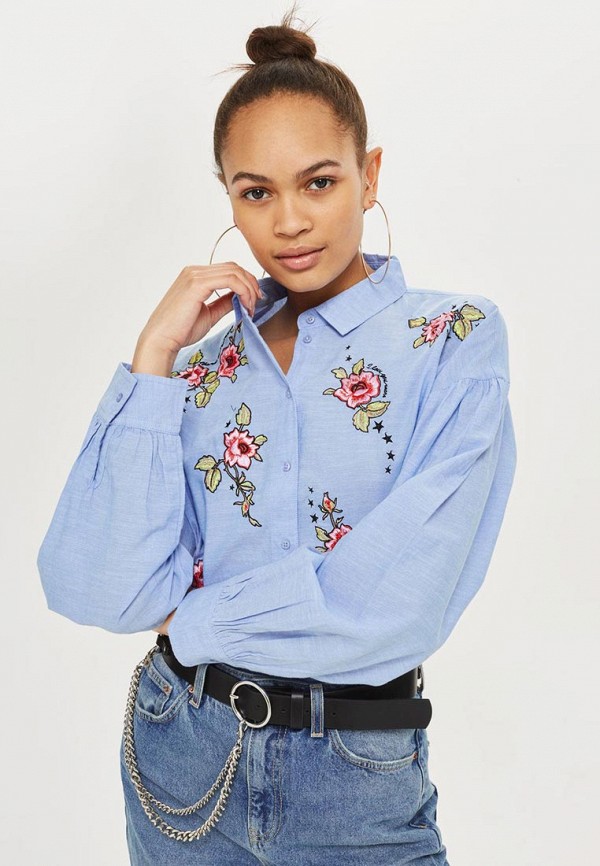 

Блуза Topshop, Голубой