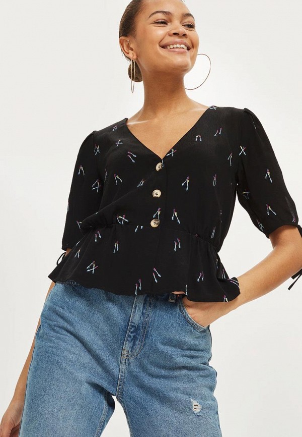 

Блуза Topshop, Черный