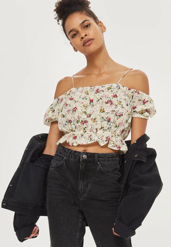 

Блуза Topshop, Бежевый