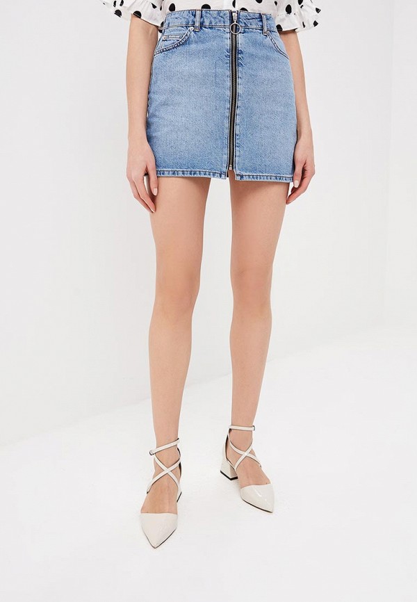 

Юбка джинсовая Topshop, Голубой