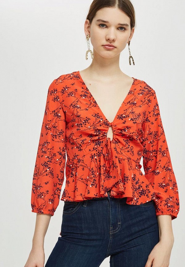 

Блуза Topshop, Красный