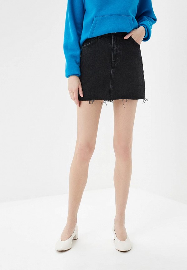 

Юбка джинсовая Topshop, Черный