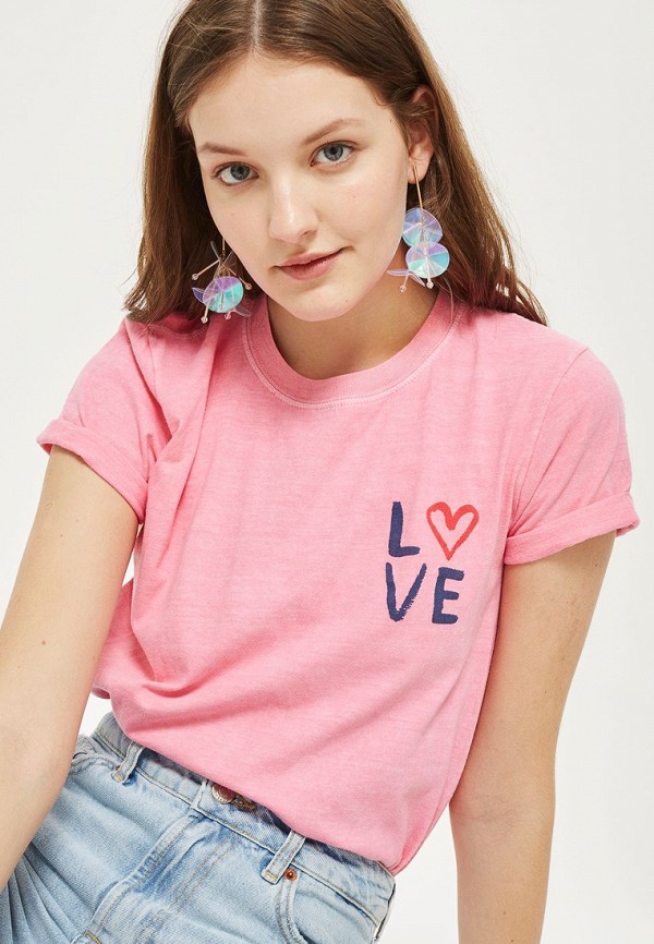 

Футболка Topshop, Розовый