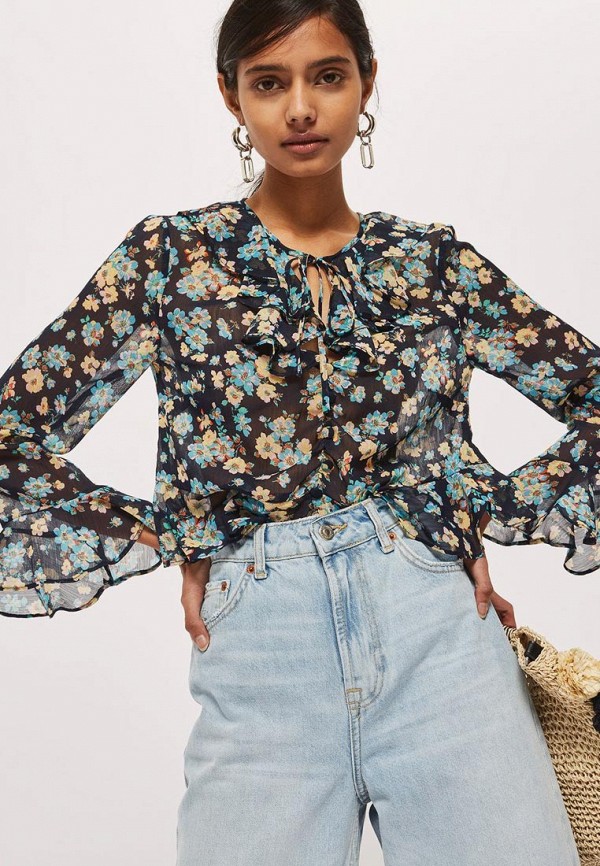 

Блуза Topshop, Синий