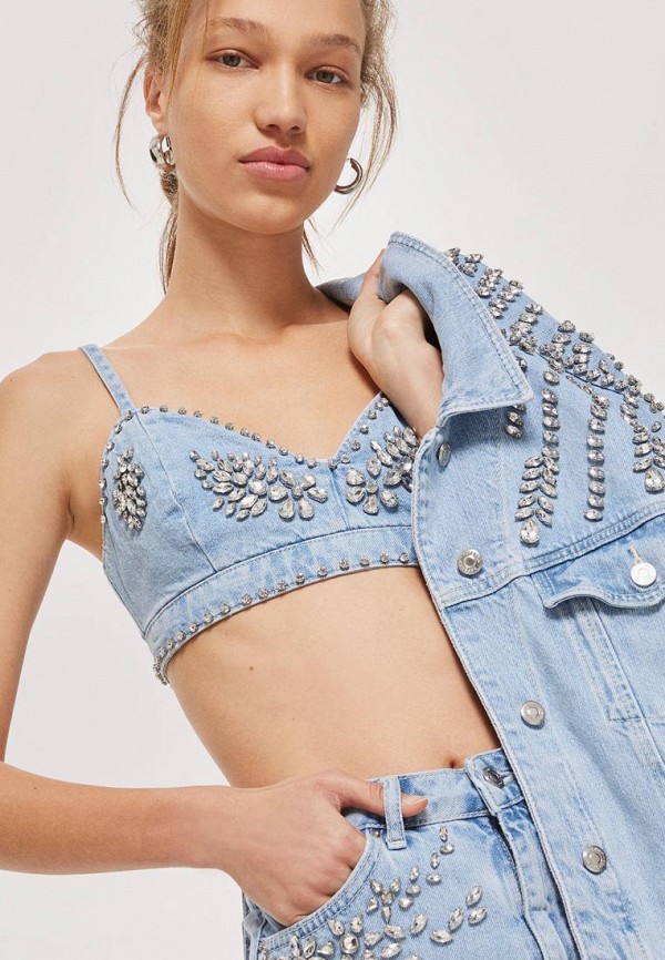 

Топ Topshop, Голубой