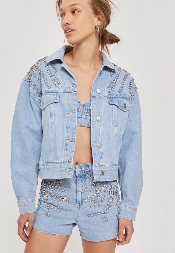 

Куртка джинсовая Topshop, Голубой