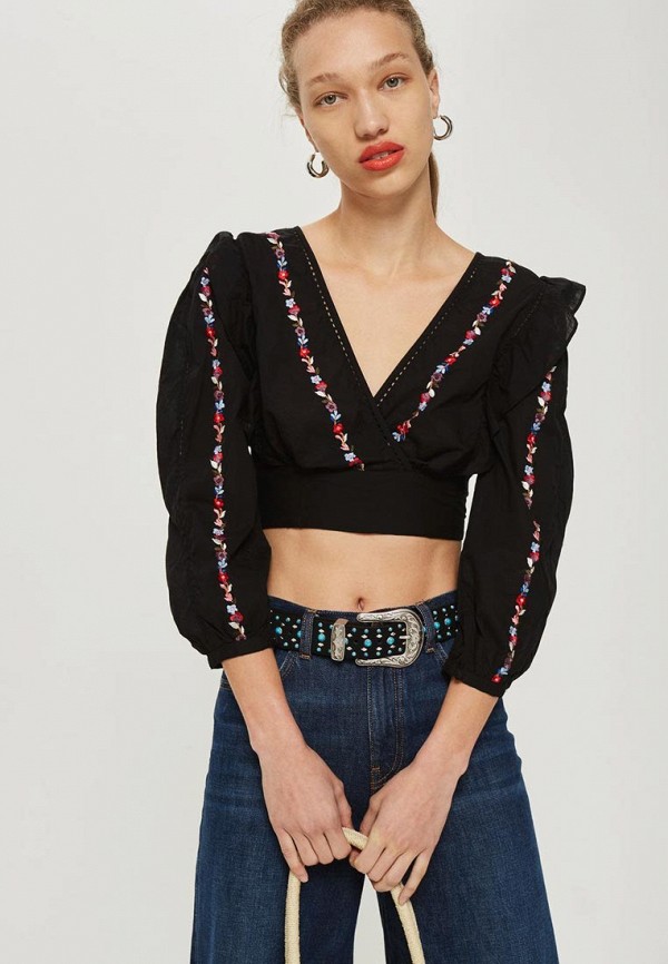 

Блуза Topshop, Черный