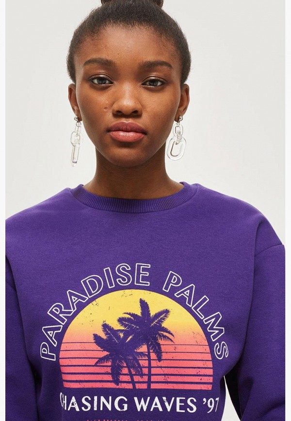 

Свитшот Topshop, Фиолетовый