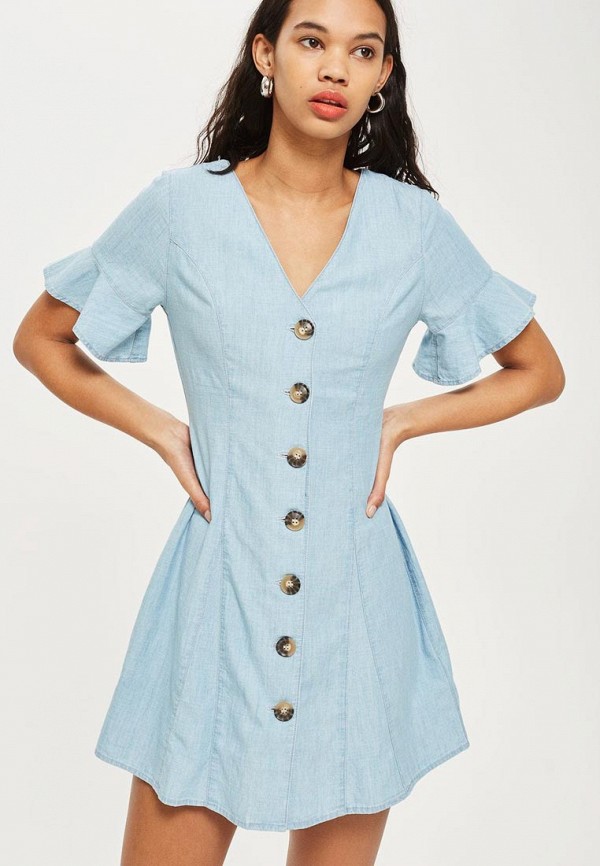 

Платье Topshop, Голубой