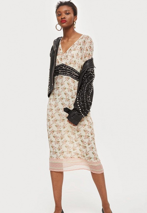 

Платье Topshop, Бежевый