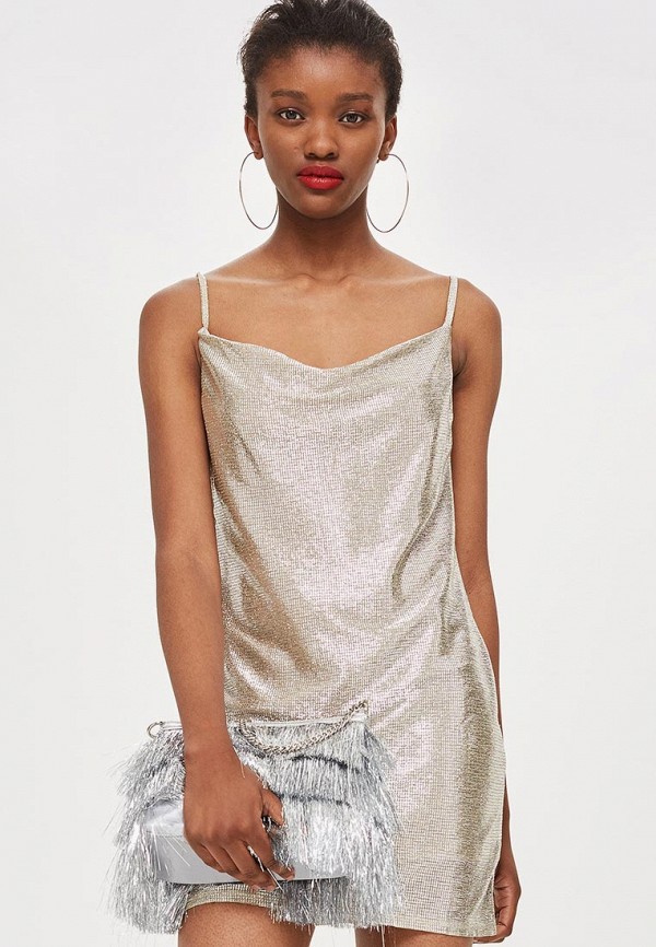 

Платье Topshop, Бежевый