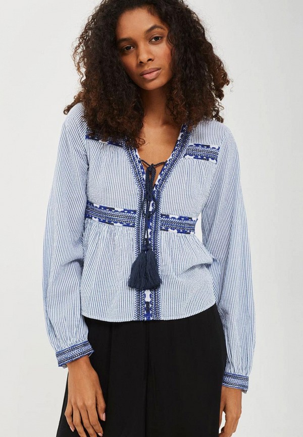 

Блуза Topshop, Голубой