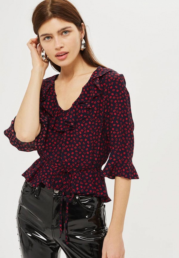 

Блуза Topshop, Бордовый