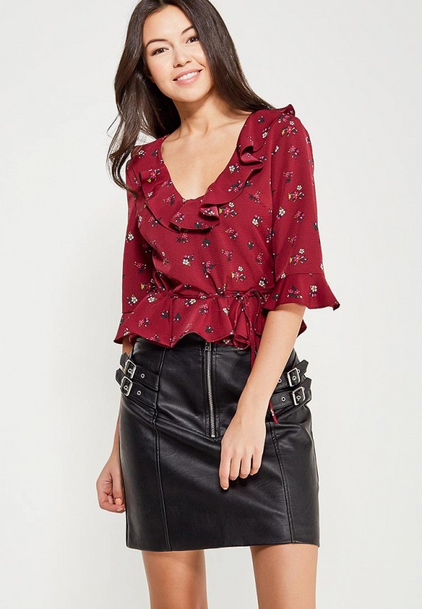 

Блуза Topshop, Бордовый