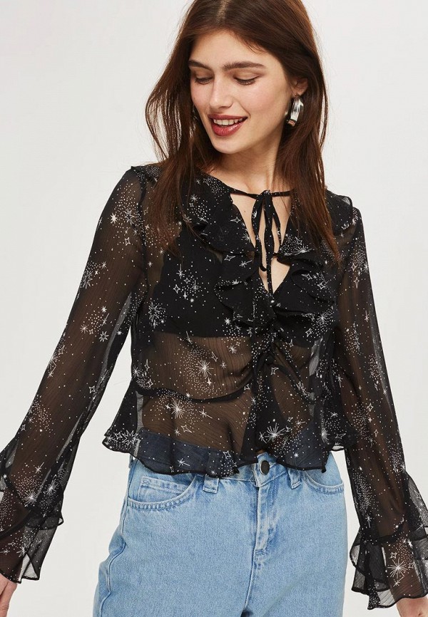

Блуза Topshop, Черный