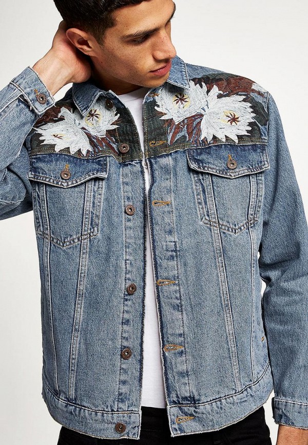 

Куртка джинсовая Topman, Синий