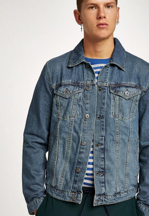 

Куртка джинсовая Topman, Синий