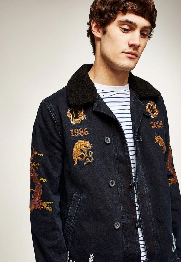 

Куртка джинсовая Topman, Синий
