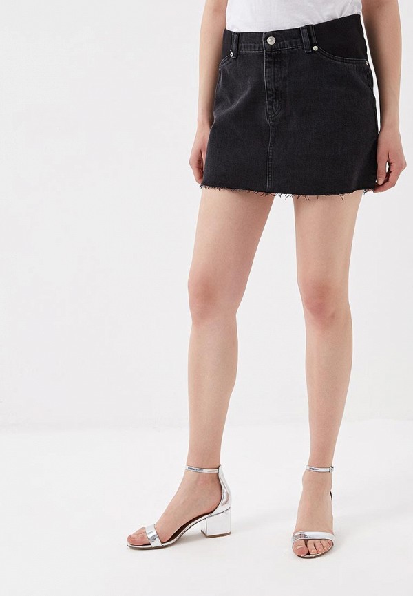 

Юбка джинсовая Topshop Maternity, Черный