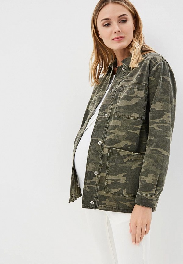 

Куртка джинсовая Topshop Maternity, Хаки