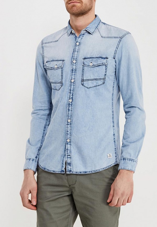 

Рубашка джинсовая Tom Tailor Denim, Голубой