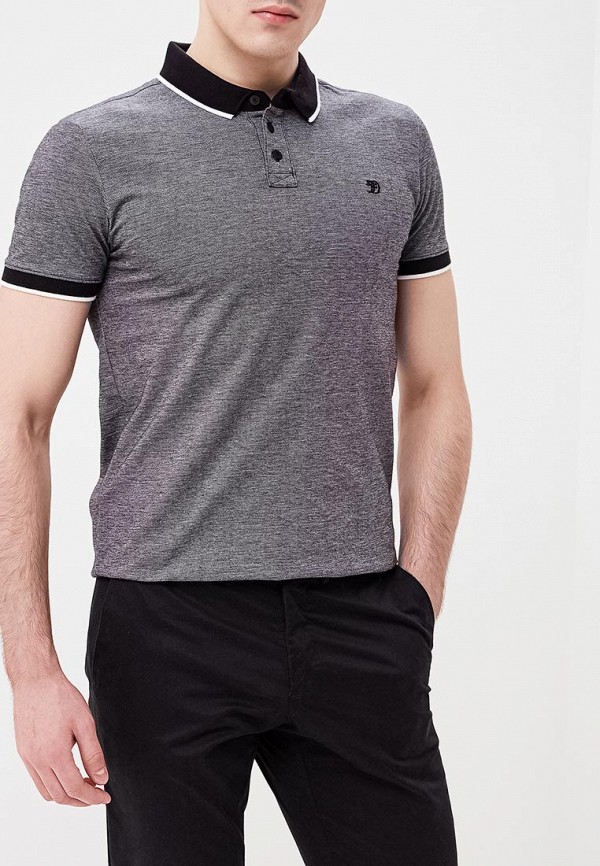 

Поло Tom Tailor Denim, Серый